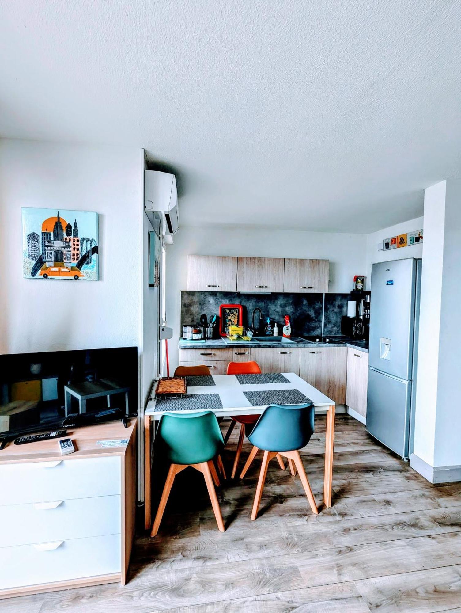Apartment T2 Climatise Vue Sur Mer, Wifi, Piscine Et Parking *